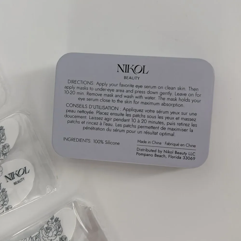Nikol Beauty THESE BAGS ARE DESIGNER-EYE MASK Reusable Under Eye Masks Skincare